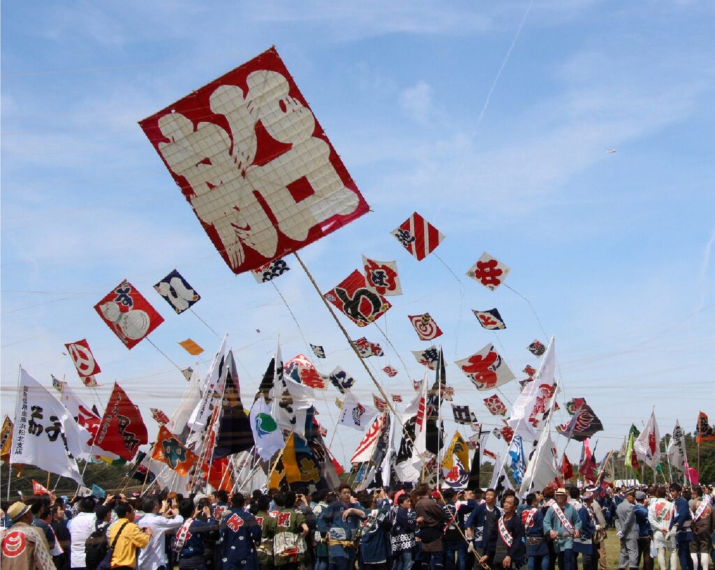 Hamamatsu Fastival_Kite flying battle